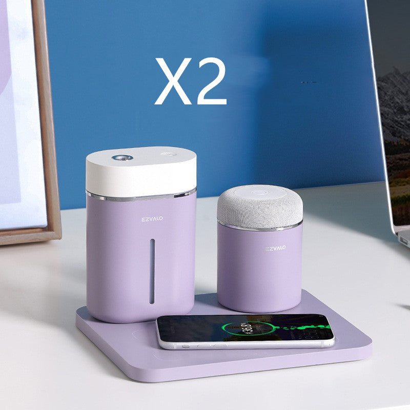 Home Multi-function Humidifier Wireless Charging Pad Light Upgraded Dock Station For Fast Charger