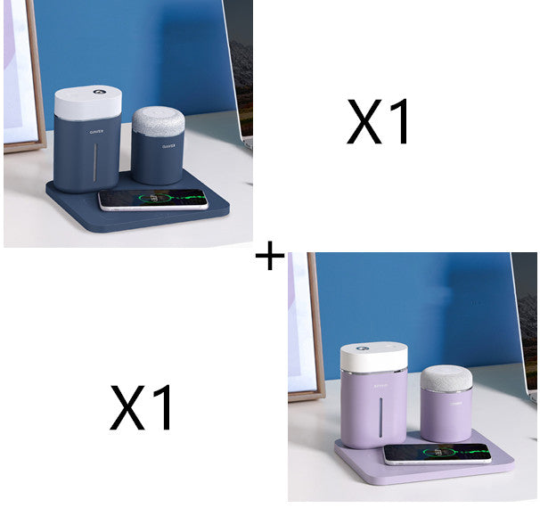 Home Multi-function Humidifier Wireless Charging Pad Light Upgraded Dock Station For Fast Charger