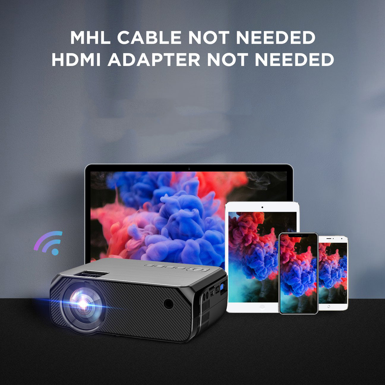 The Same Screen Projector Home High-definition Portable