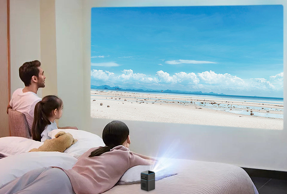 Portable Projector Home Can Be Connected To Mobile Phone All In One